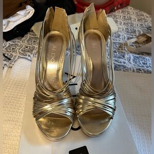 Aldo Gold Women's Shoes